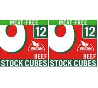 OXO 12 Vegan Beef Flavour Stock Cubes, 71 g (2-Pack)