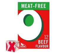 OXO 12 Vegan Beef Flavour Stock Cubes - Meat-Free, Bold Taste, Plant-Based, Ideal for Soups, Stews, Gravy & Holiday Cooking, 71 g (Pack of 1)