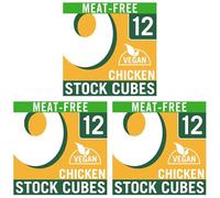 OXO 12 Vegan Chicken Flavour Stock Cubes, 71 g (3-Pack)