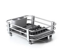 OXO 13229100 Aluminum Dish Rack, Plastic, Gray