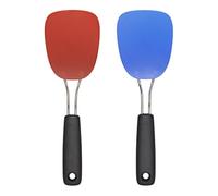 OXO 2-Piece Good Grips Nylon Flexible Turner Set, Red/Blue