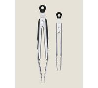 Oxo 2 Piece Good Grips Tong Set Silver
