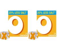 OXO 24 Reduced Salt Chicken Stock Cubes, Deep Flavour, 142 g (2-Pack)