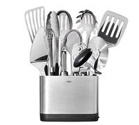 OXO 3126300 Steel 15 Piece Utensil Set, Stainless Steel