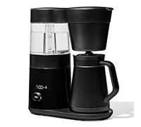 OXO Brew 9-Cup Drip Coffee Maker - Programmable Machine, Matte Black | SCA Certified, Thermal Carafe, Rainmaker Showerhead, Auto-Start, Pour Over Style Brewing