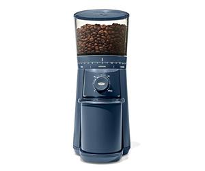 OXO Brew Conical Burr Coffee Grinder - Storm Blue | Stainless Steel, One-Touch Automatic Smart Grind, 15 Settings For Espresso, French Press, Cold Brew