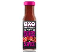 OXO Chinese 5 Spice Marinade - Bold Oriental Flavour, Ideal for Stir-Fries, Grilling, Marinades & Holiday Cooking, 280 g Jar (Pack of 6)