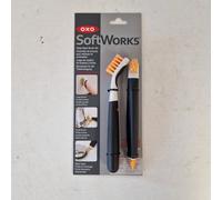 Oxo Deep Clean Brush Set - Brand New & Sealed - Free P&P - Black/Grey/Orange