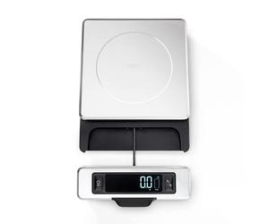 OXO Good Grips 11 Pound Stainless Steel Food Scale with Pull-Out Display, 18/8