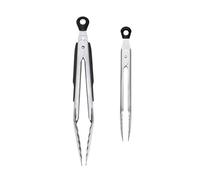 OXO Good Grips 2-Piece Tong Set, Mini 17.7 cm & Standard 22.8 cm