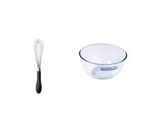 OXO Good Grips 23cm Whisk & Pyrex Glass Bowl 3.0L, Pack of 1