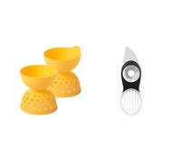 OXO Good Grips 3-in-1 Avocado Slicer & Silicone Egg Poacher Set
