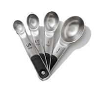 OXO Good Grips 4 Piece Stainless Steel Measuring Spoons with Magnetic Snaps