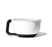 OXO Good Grips 4Qt BPA Free Plastic Batter Mixing Bow with Lid, White