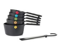 Oxo Measuring Cup Set 6 pcs in Black, 8.89 x 12.7 x 24.77 cm