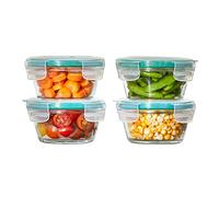 OXO Good Grips 8 Piece Smart Seal Food Storage Set, Clear