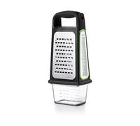 OXO Good Grips Etched Box Grater with Removable Zester, 4.5"L x 3.4"W x 12"H, Steel