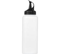 OXO Good Grips Chef’s Squeeze Bottle - Medium - Precision Pouring for Oil, Dressings & Condiments - Interchangeable Lids - Attached Cap for One-Handed Use - Measurement Markings