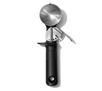 OXO Good Grips Trigger Ice Cream Scoop, Black - Stainless Steel, Easy-Release Lever, Non-Slip Handle