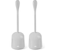 OXO Good Grips Compact Toilet Brush & Canister - Gray (Pack of 2)
