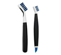 OXO Good Grips Deep Clean Brush Set, Blue, 18/8 Stainless Steel, 2.3