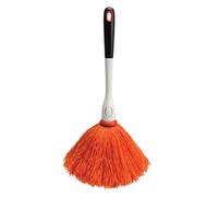 OXO Good Grips Delicate Microfibre Duster with Machine Washable Head | Traps dust without chemicals, gentle on delicate surfaces, with a comfortable non-slip handle and replaceable head