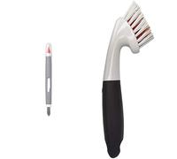 OXO Good Grips Electronics Cleaning Brush - Grey & Good Grips Grout Brush