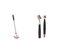 OXO Good Grips Extendable Tub and Tile Scrubber - Multi-Coloured & Good Grips Deep Clean Brush Set
