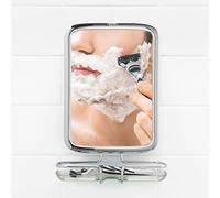 OXO Good Grips Fogless Shower Mirror, Chrome, 6.8" Length x 2.5" Width x 10" Height