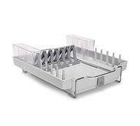OXO Foldaway Dishrack Dish Drainer Rack Plastic Folding Good Grips Kitchen Home
