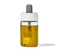OXO Good Grips Glass Oil Bottle and Silicone Brush, 8 oz