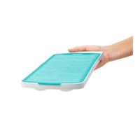OXO Good Grips Ice Cube Tray No Spill Silicone Lid Large Capacity Stackable