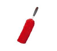 OXO Good Grips Microfiber Hand Duster - Double-Sided Flexible Head - Slim Profile for Tight Spaces - Washable & Reusable - Non-Slip Handle