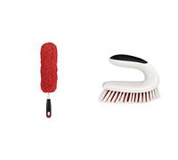 OXO Good Grips Microfibre Hand Duster & Good Grips All-Purpose Scrub Brush