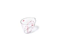 OXO Good Grips 60 ml Mini Angled Measuring Jug, Transparent/Red