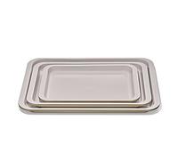 OXO Good Grips Non-Stick Pro Ceramic Coated Metal Bakeware 3-Piece Set | Baking Sheet Set, Large, Medium and Small, Ceramic Coating, Even Browning, Ideal for Cookies and Roasting