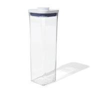 OXO Good Grips POP Container, Small Square Tall 2.1 L | Space-saving stackable design fits neatly in deep pantries, maximizing vertical storage for dry ingredients.