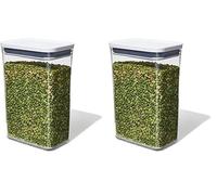 OXO Good Grips POP Container - Rectangle Medium 2.6L, White (Pack of 2)