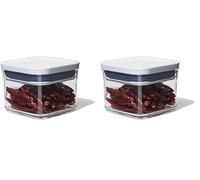OXO Good Grips POP Container - Small Square Mini 378 ml,White (Pack of 2)