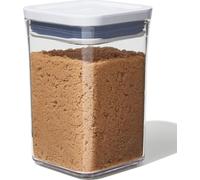 OXO Good Grips POP Container, Small Square Short 1 L | One-touch button creates an airtight seal and serves as a handle, with a stackable, BPA-free body to maximize pantry space.