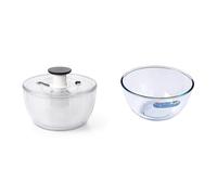 OXO Good Grips Salad Spinner & Pyrex Glass Bowl 3.0L, Pack of 1