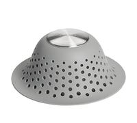 OXO Good Grips Silicone Shower & Tub Drain Protector, Grey