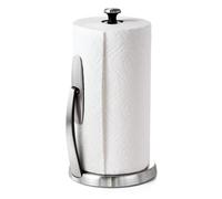 OXO Good Grips SimplyTear Standing Paper Towel Holder, Brushed Stainless Steel