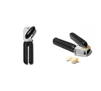 OXO Good Grips Soft Handled Tin Opener & Good Grips Garlic Press