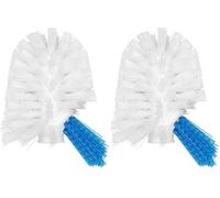 OXO Good Grips Toilet Brush with Rim Cleaner Replacement Head Refill,White,14 x 11 x 20 cm (Pack of 2)