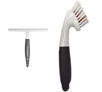 OXO Good Grips Wiper Blade Squeegee & Good Grips Grout Brush