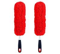 OXO Microfiber Hand Duster (Set of 2), Polyester, Soft, 11.2 ounces, Cleaning Dusters, Flexible, Washable, For Dusting