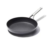 OXO Professional 10" Frying Pan Skillet, Hard Anodized Ceramic Nonstick Cookware PFAS-Free, Induction Suitable, Stainless Steel Handles, Diamond Reinforced Coating, Dishwasher Safe, Oven Safe, Black
