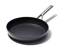 OXO Professional 12" Frying Pan Skillet, Hard Anodized Ceramic Nonstick Cookware PFAS-Free, Induction Suitable, Stainless Steel Handles, Diamond Reinforced Coating, Dishwasher Safe, Oven Safe, Black