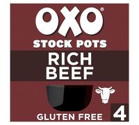 OXO Stock Pots Rich Beef With Rosemary & Onion With Real Meat Juices, 4 x 20 g (80 g)